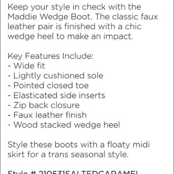 City Chic Maddie Wedge Boots size 9 - Picture 8 of 10